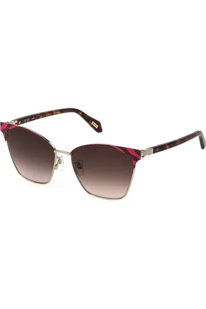Roberto Cavalli SJC093 0492 Occhiali da Sole Oro per Donna