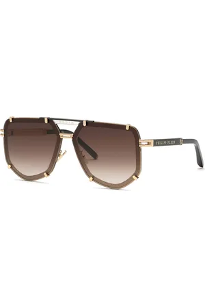 Philipp Plein SPP132 0301 Occhiali da Sole Oro per Donna