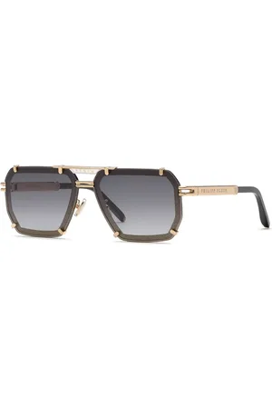 Philipp Plein SPP131 0301 Occhiali da Sole Oro per Donna