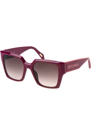 Roberto Cavalli SJC091V 0G96 Occhiali da Sole Borgogna per Donna