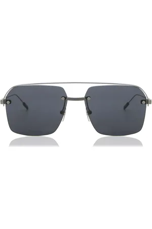 Ermenegildo Zegna EZ0213 08A Occhiali da Sole Argentati per Uomo