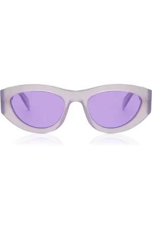 Marni Rainbow Mountains Havana Rossa UC1 Occhiali da Sole Purple per Donna