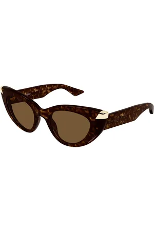 Alexander McQueen AM0442S 003 Occhiali da Sole Tartarugatishell per Donna