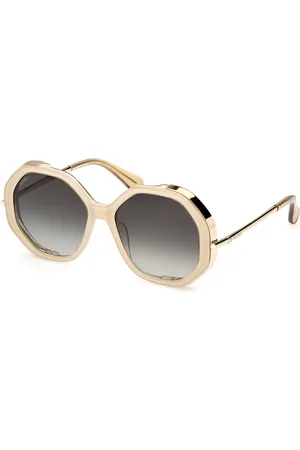 Max Mara MM0094 LIZ 25P Occhiali da Sole Bianchi per Donna