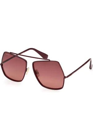 Max Mara MM0102 ELSAPETITE 69F Occhiali da Sole Borgogna per Donna