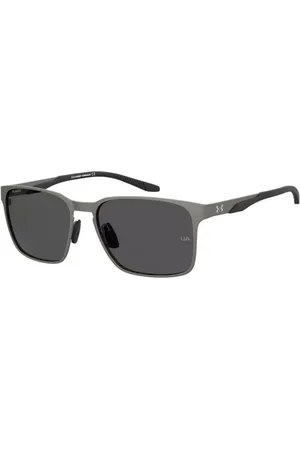 Under Armour UA ASSIST MTL/G Vestibilità Orientale Polarized 5MO/M9 Occhiali da Sole Argentati per Uomo