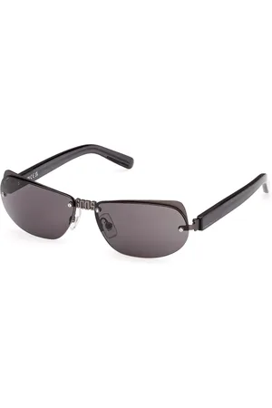 GCDS GD0047 09A Occhiali da Sole Gunmetal per Uomo