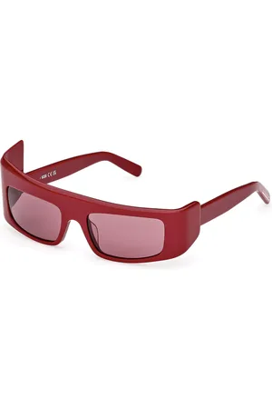 GCDS GD0043 66S Occhiali da Sole Rossi per Uomo