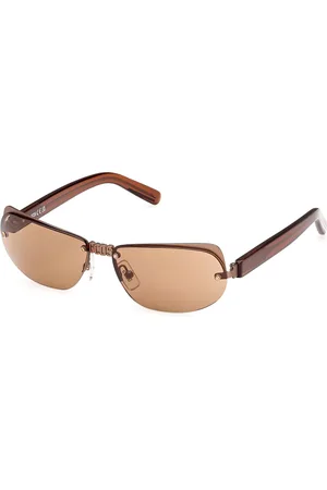 GCDS GD0047 37E Occhiali da Sole Marroni per Uomo