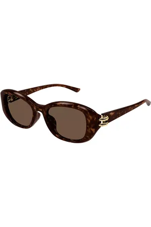 Alexander McQueen AM0470SA Vestibilità Orientale 002 Occhiali da Sole per Donna