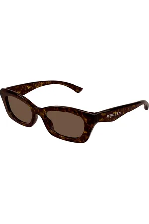 Alexander McQueen AM0474S 002 Occhiali da Sole Tartarugatishell per Donna