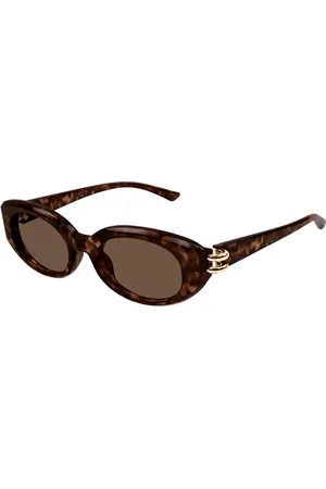 Alexander McQueen AM0469S 002 Occhiali da Sole Tartarugatishell per Donna