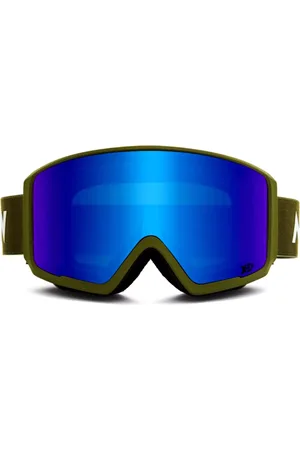 Messyweekend FLIP XEP Army Blu Occhiali da Sole Verdi per Uomo