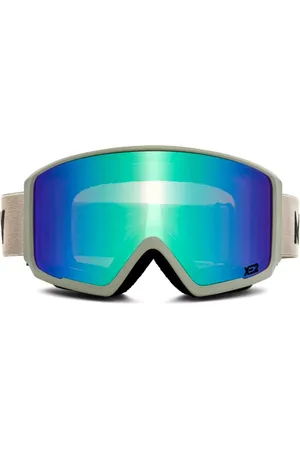 Messyweekend FLIP XE2 Light Grigi Verdi Mirrored Occhiali da Sole Grigi per Uomo