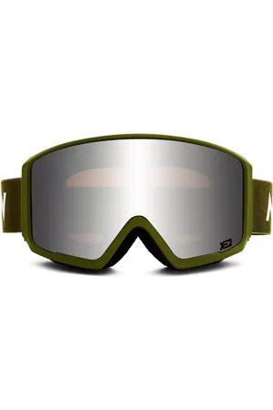Messyweekend FLIP XE2 Army Argentati Mirrored Occhiali da Sole Verdi per Uomo