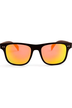 Messyweekend TEMPO Polarized Neri Sunset Polarized Occhiali da Sole Neri per Uomo