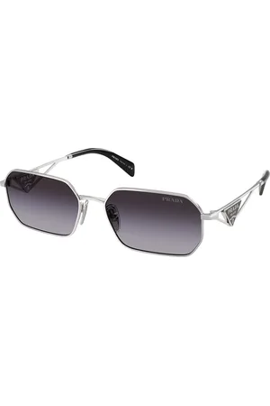 Prada PR A51S 1BC90A Occhiali da Sole Argentati per Donna
