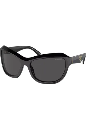 Prada PR A27SF Vestibilità Orientale 16K5S0 Occhiali da Sole Neri per Donna