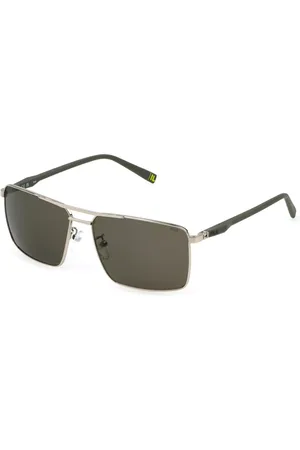 Fila SFI893 579Y Occhiali da Sole Argentati per Uomo