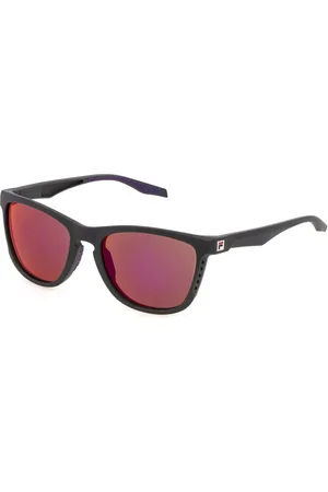 Fila SFI895 AAUK Occhiali da Sole Grigi per Uomo