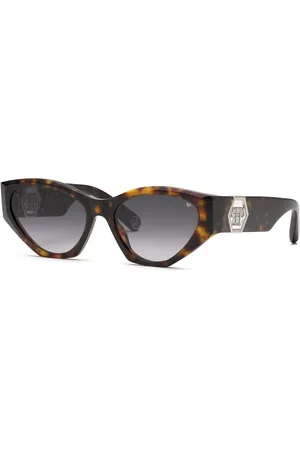 Philipp Plein SPP161 0722 Occhiali da Sole Tartarugatishell per Donna