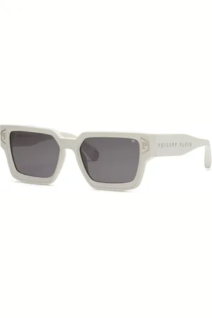 Philipp Plein SPP005V 06VC Occhiali da Sole Bianchi per Donna