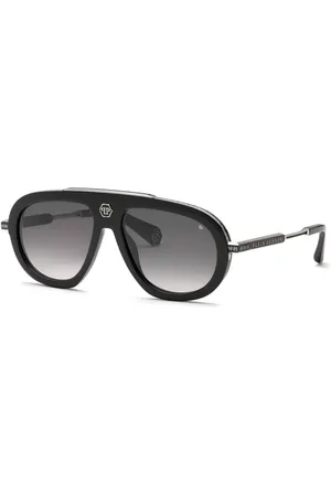 Philipp Plein SPP151V 700Y Occhiali da Sole Neri per Donna
