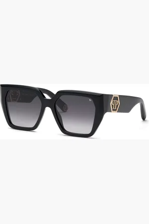 Philipp Plein SPP160 0700 Occhiali da Sole Neri per Donna