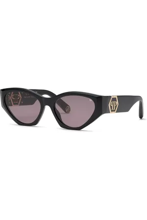 Philipp Plein SPP161 0700 Occhiali da Sole Neri per Donna
