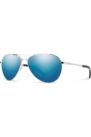Smith LANGLEY 2 Polarized 010/QG Occhiali da Sole Argentati per Uomo