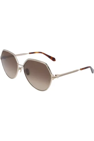 Salvatore Ferragamo SF325S 745 Occhiali da Sole Oro per Donna