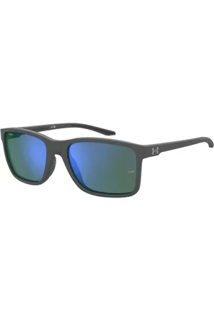 Under Armour UA HUSTLE XL RIW/V8 Occhiali da Sole Grigi per Uomo
