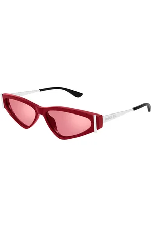 Alexander McQueen AM0493S 003 Occhiali da Sole Rossi per Donna