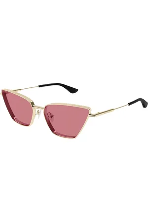Alexander McQueen AM0501S 004 Occhiali da Sole Oro per Donna