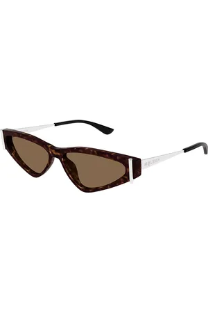 Alexander McQueen AM0493S 002 Occhiali da Sole Tartarugatishell per Donna