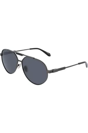 Salvatore Ferragamo SF327S 018 Occhiali da Sole Gunmetal per Uomo