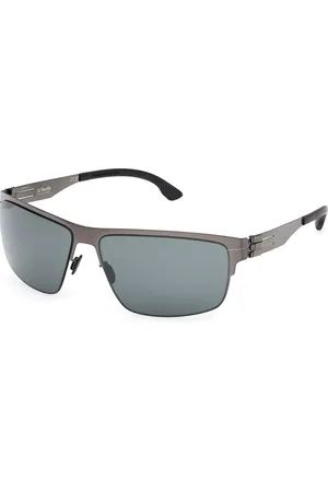 Ic! Berlin IC0061 Nate Polarized 02R Occhiali da Sole Grigi per Uomo