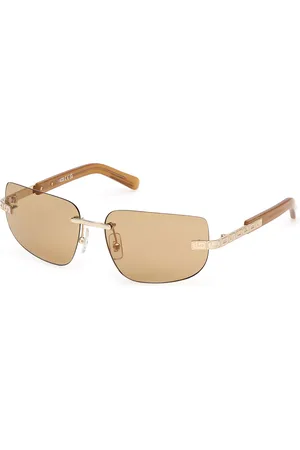 GCDS GD0052 32J Occhiali da Sole Oro per Uomo