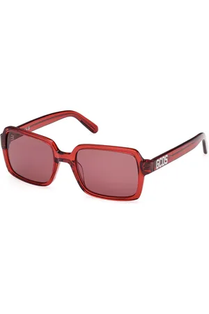 GCDS GD0059 66S Occhiali da Sole Rossi per Uomo