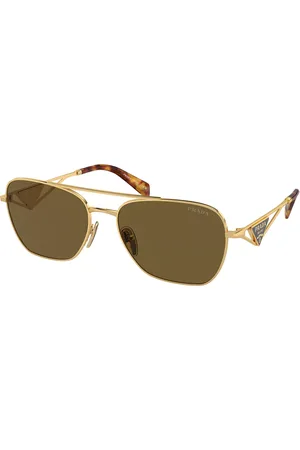 Prada PR A50S 5AK01T Occhiali da Sole Oro per Donna