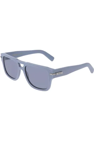 Salvatore Ferragamo SF2070S 452 Occhiali da Sole Blu per Uomo