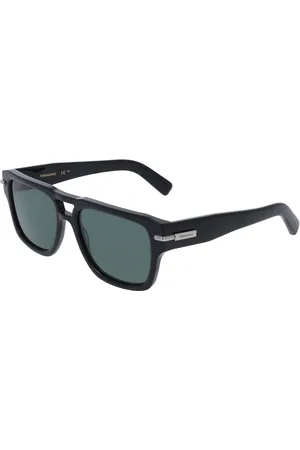 Salvatore Ferragamo SF2070S 001 Occhiali da Sole Neri per Uomo