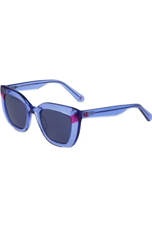 Benetton 5061 602 Occhiali da Sole Blu per Donna