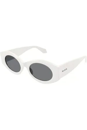 Azzedine Alaia AA0080S 003 Occhiali da Sole Bianchi per Donna