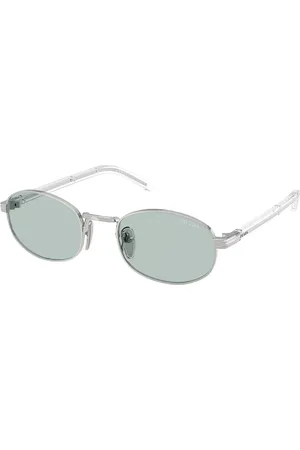 Prada PR B53S 1BC40N Occhiali da Sole Argentati per Donna