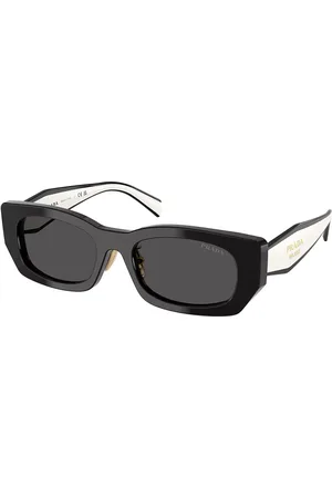 Prada PR B05SF Vestibilità Orientale 09Q08Z Occhiali da Sole Neri per Donna
