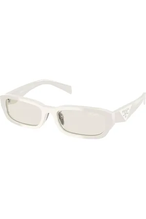 Prada PR B06SF Vestibilità Orientale 26A40I Occhiali da Sole Bianchi per Donna
