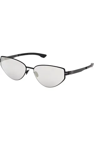 Ic! Berlin IC0017 Shay 02A Occhiali da Sole Neri per Donna