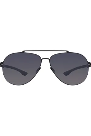 Ic! Berlin M1662 MB 15 Neri Occhiali da Sole Neri per Uomo