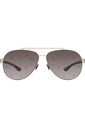 Ic! Berlin M1662 MB 15 Occhiali da Sole Oro per Uomo